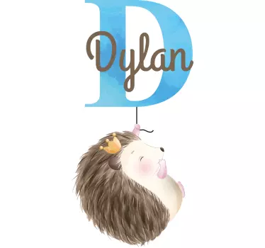 Maglietta bebè dylan con corona di riccio - TenStickers