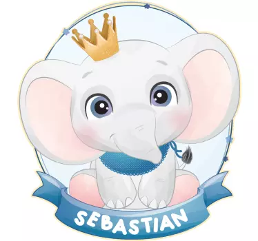 Maglietta bebè design elefante carino - TenStickers