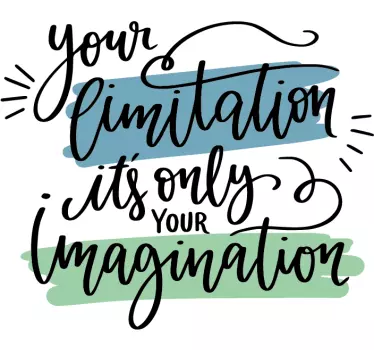 Maglietta fidanzati la tua immaginazione è limite - TenStickers