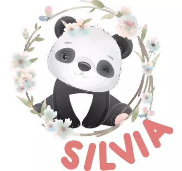Maglietta bebè completo panda carino - TenStickers