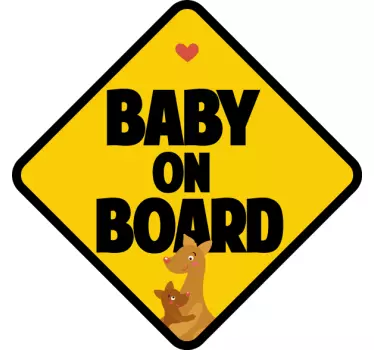 Maglietta bebè progettazione a bordo - TenStickers