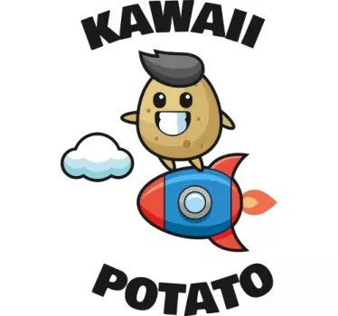 Maglietta bebè avventura della patata kawaii - TenStickers
