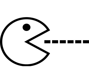 T-shirt fidanzati Pac-man e fantasma monocolore - TenStickers