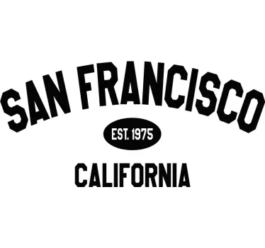 Felpa Università di San Francisco - TenStickers