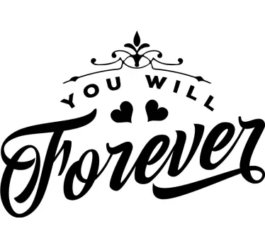 Felpa sempre e per sempre - TenStickers
