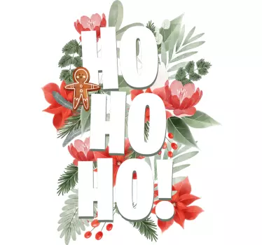 Maglietta personalizzata Natale "Ehi ehi ehi" - TenStickers