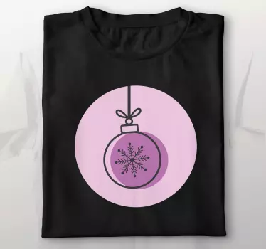 Felpa decorazione natalizia fiocco di neve - TenStickers