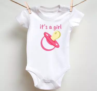 Maglietta bebè annuncio dolce del bambino - TenStickers