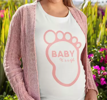 Maglietta bebè celebrazione delle impronte del bambino - TenStickers