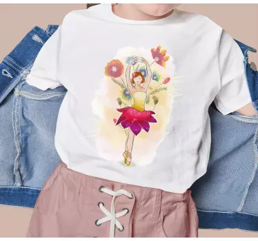 Maglietta bebè danza dei fiori di balletto - TenStickers