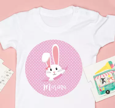 Maglietta bebè design con coniglietto carino - TenStickers