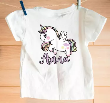 Maglietta bebè design unicorno carino - TenStickers