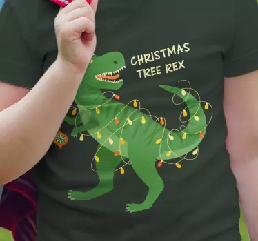 Maglietta bebè dino festoso - TenStickers