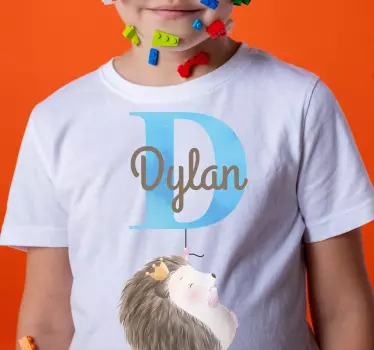 Maglietta bebè dylan con corona di riccio - TenStickers