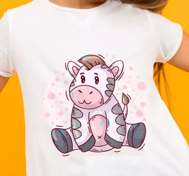 Maglietta bebè figura zebra adorabile - TenStickers