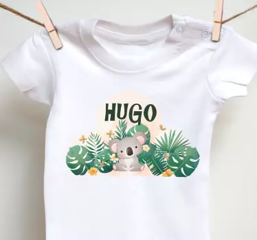 Maglietta bebè tenero koala abbracciato - TenStickers
