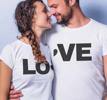 Maglietta fidanzati amore di coppia carino - TenStickers