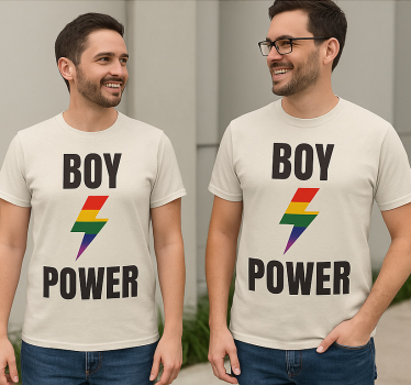 Maglietta fidanzati potere ai ragazzi lgbt - TenStickers
