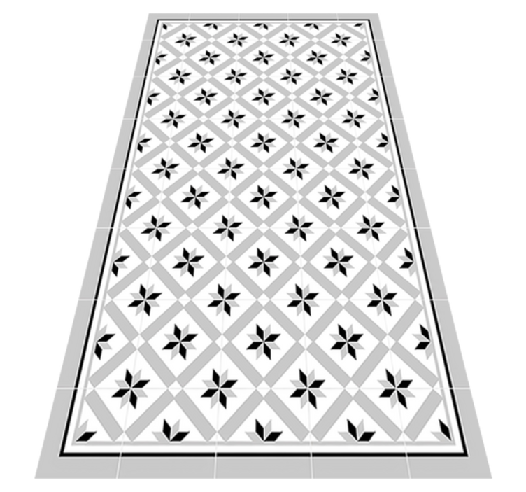 Tappeto pvc cucina grigio idraulico - TenStickers