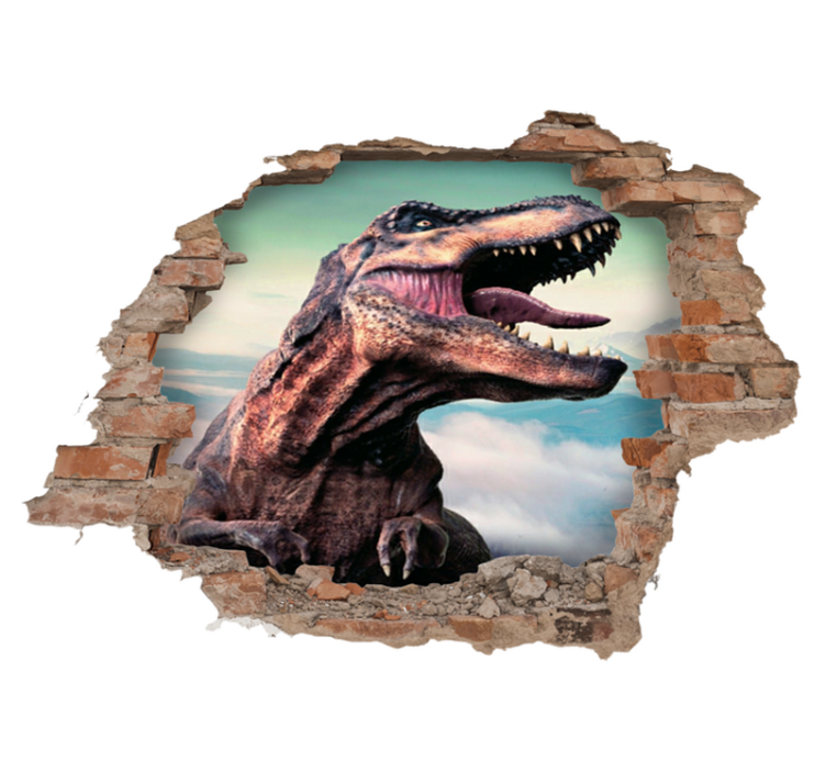 Tappeto vinile animali t-rex 3d realistico - TenStickers
