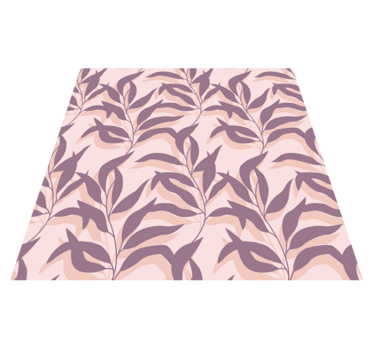 Tappeto vinile fiori design palma tropical blush - TenStickers