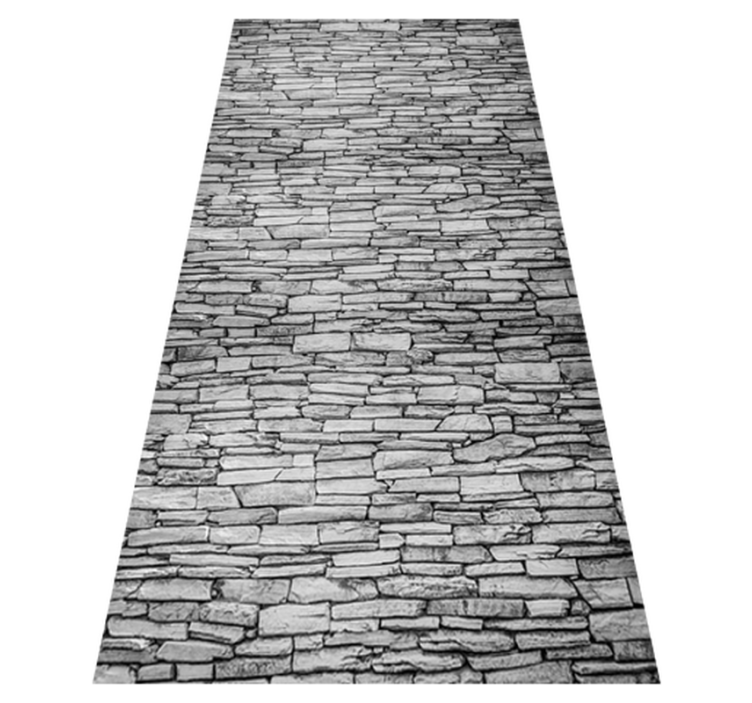 Tappeto vinile sala da pranzo mattoncini ordinati - TenStickers