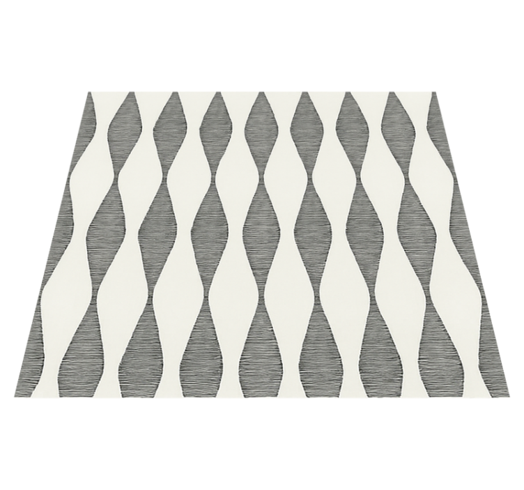 Tappeto pvc cucina motivo ikaat beige rabaul - TenStickers