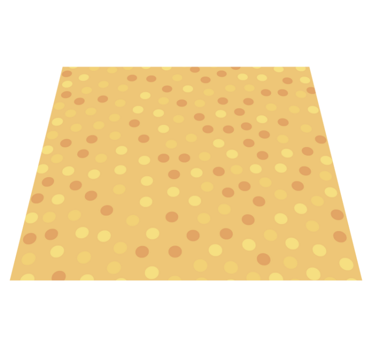 Tappeto pvc cucina arance in cerchi - TenStickers