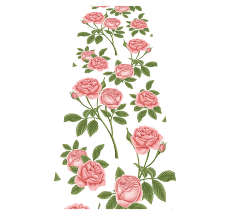 Tappeto pvc cucina stampa di rose - TenStickers