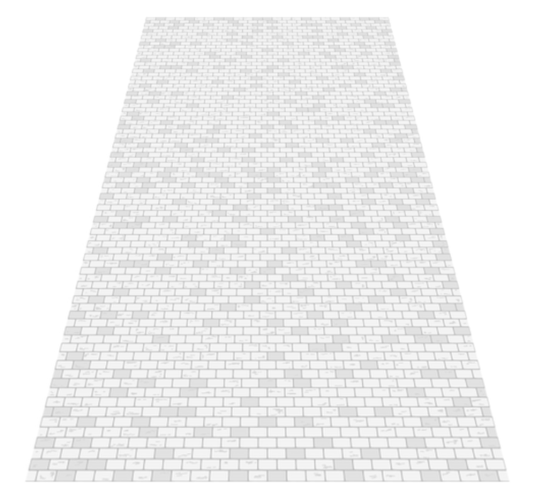Tappeto pvc cucina motivo mattoni elegante - TenStickers