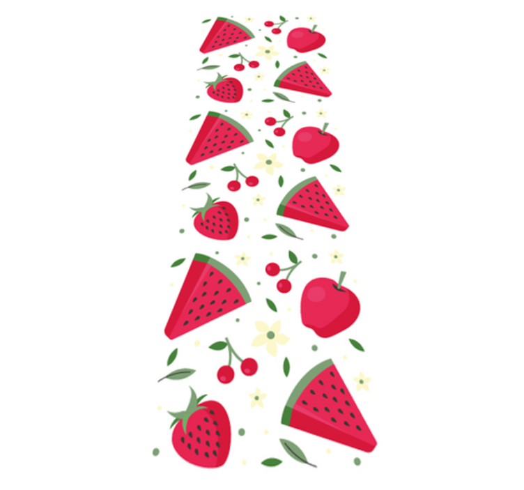 Tappeto pvc cucina con motivo di frutti diversi - TenStickers