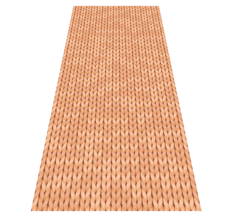 Tappeto pvc cucina beige tessile - TenStickers