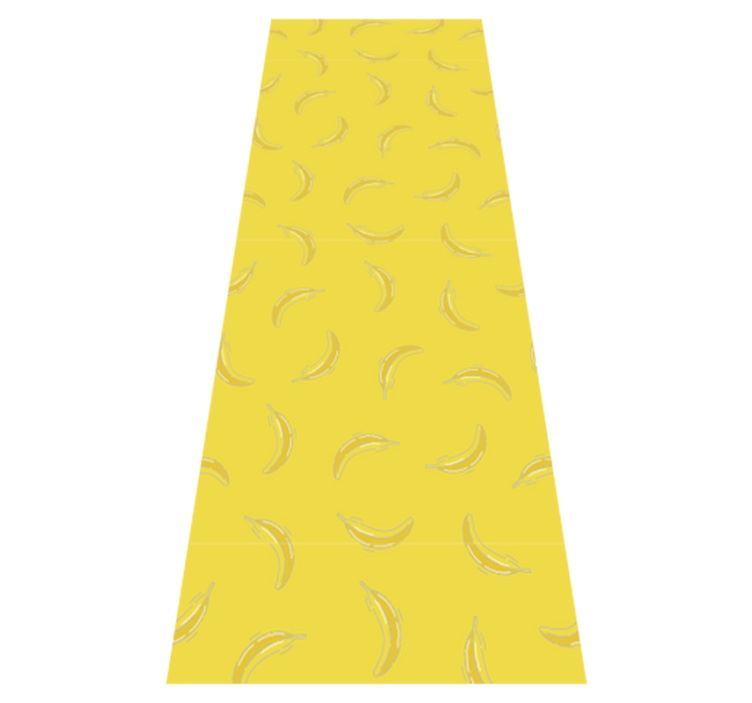 Tappeto pvc cucina giallo pantone banane - TenStickers