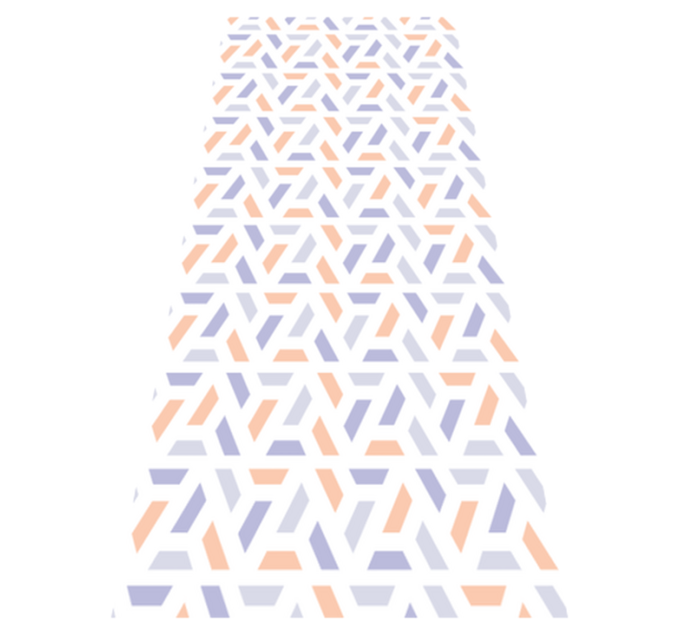 Tappeto pvc cucina linee geometriche nordiche - TenStickers
