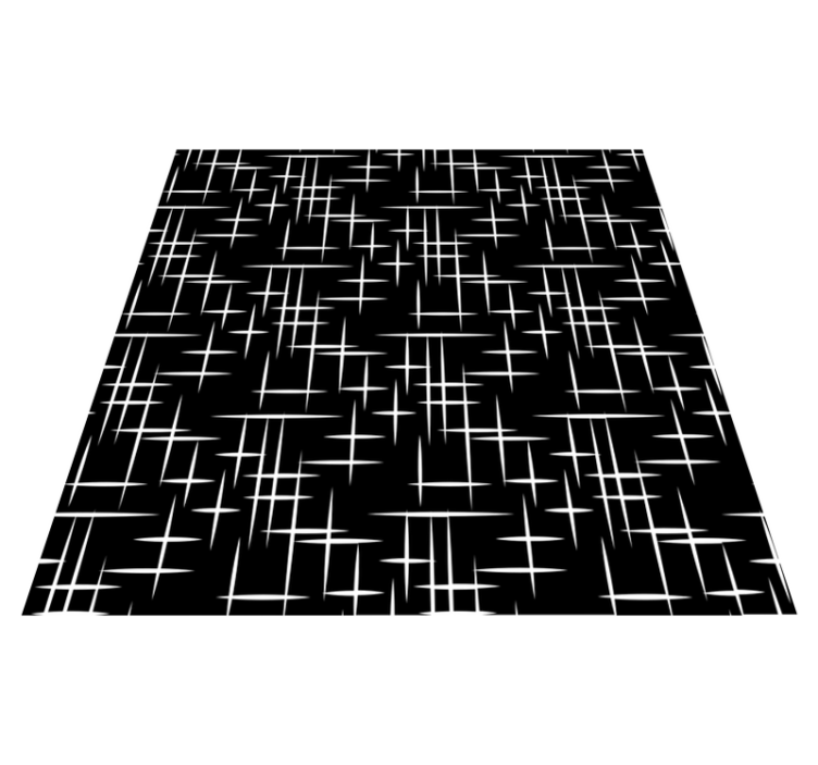 Tappeto vinile bagno linee moderne - TenStickers