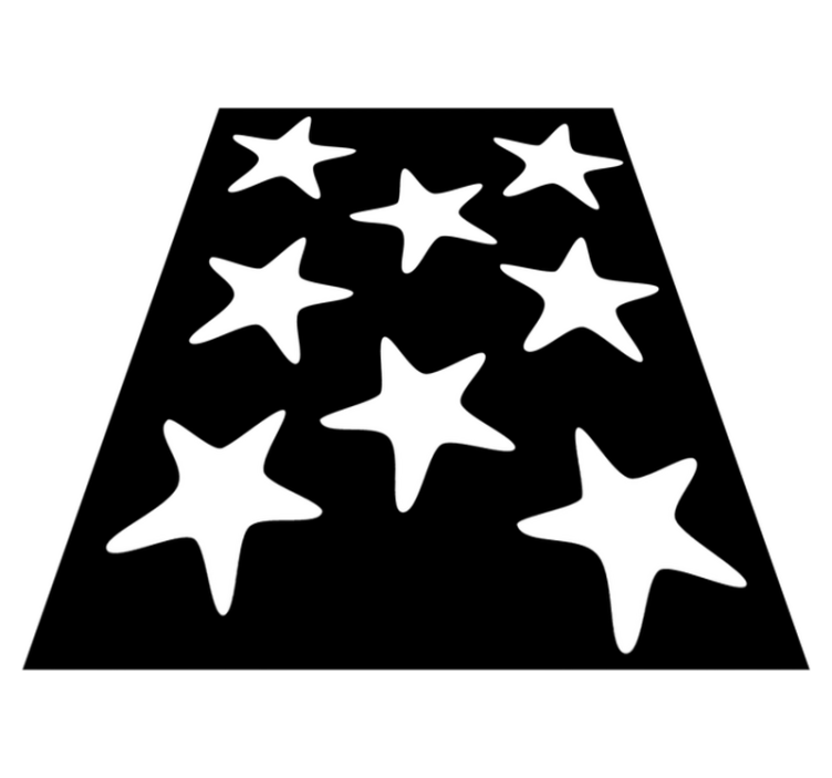 Tappeto vinile bagno stelle di mare - TenStickers