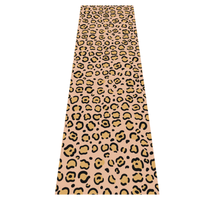 Tappeto vinile stampa animale leopardato pastello - TenStickers