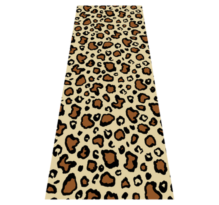 Tappeto vinile stampa animale stampa leopardata classica - TenStickers