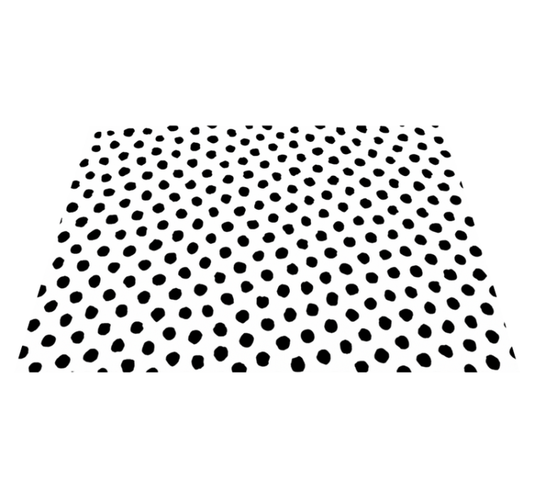Tappeto vinile stampa animale dalmata bianco e nero - TenStickers
