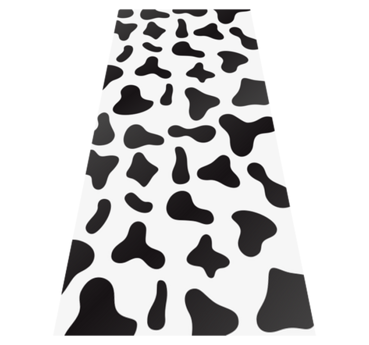 Tappeto vinile stampa animale maculato di mucca - TenStickers