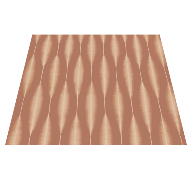 Tappeto vinile geometrico ikat kasuri mousse mocha - TenStickers