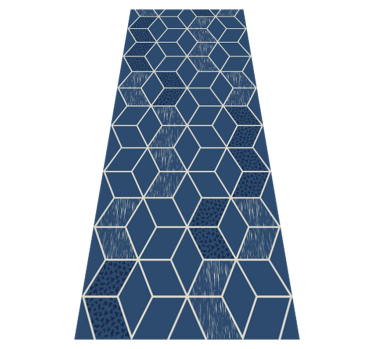 Tappeto vinile geometrico vittoria invecchiato - TenStickers