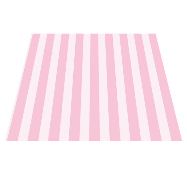Tappeto vinile camera da letto strisce rosa - TenStickers