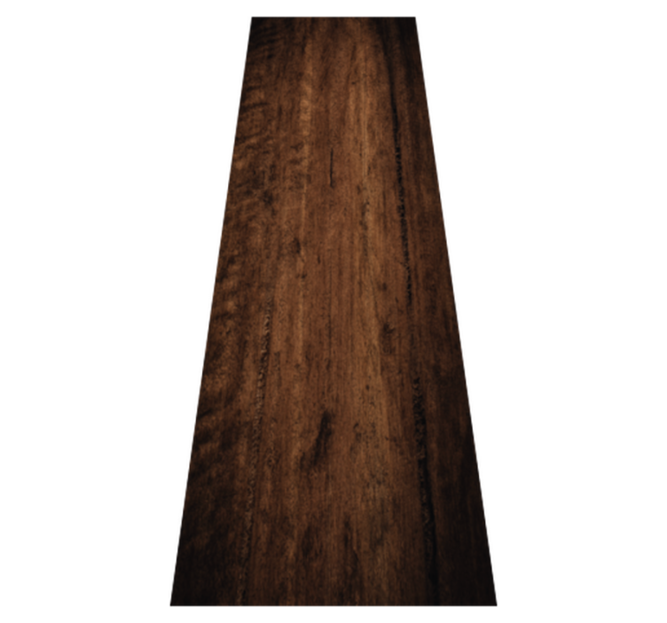 Tappeto vinile camera da letto legno scuro patinato - TenStickers