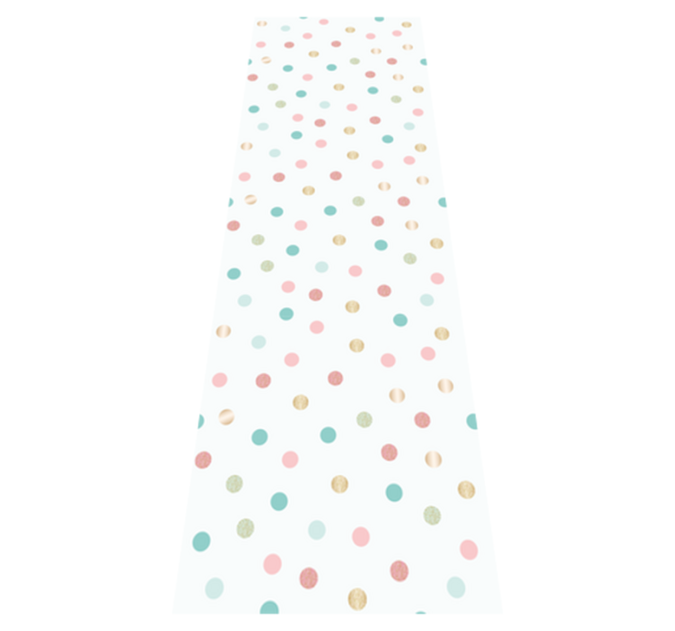Tappeto vinile camera da letto motivo pois glitterati - TenStickers