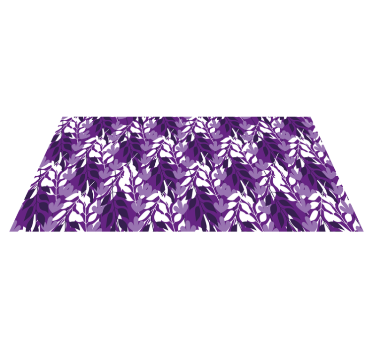 Tappeto vinile natura motivo foglie - TenStickers