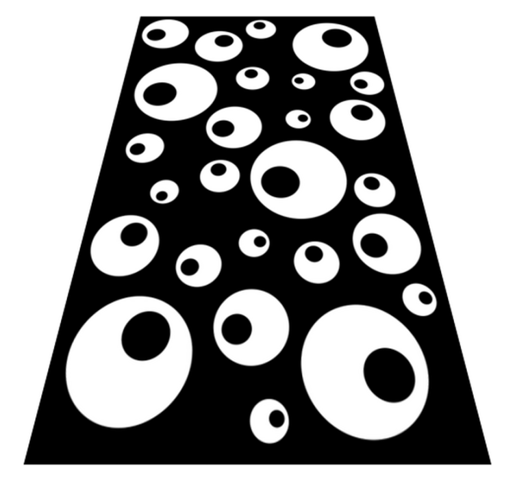 Tappeto vinile geometrico perle d'acqua - TenStickers