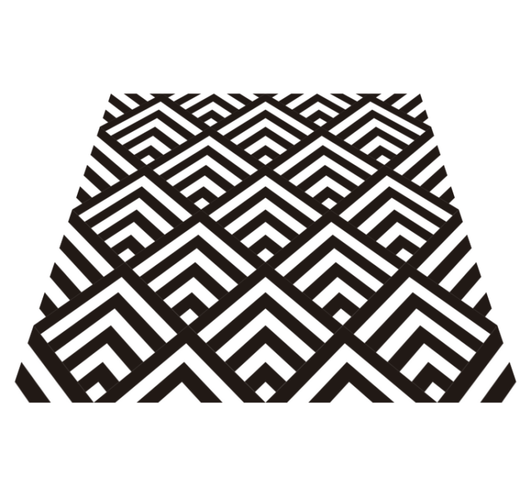 Tappeto vinile geometrico diamanti - TenStickers