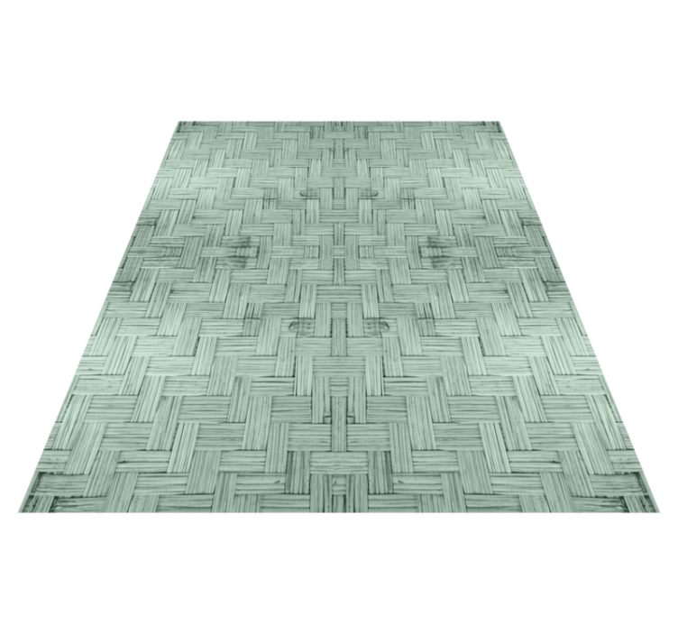 Tappeto vinile geometrico quadrato strutturato - TenStickers