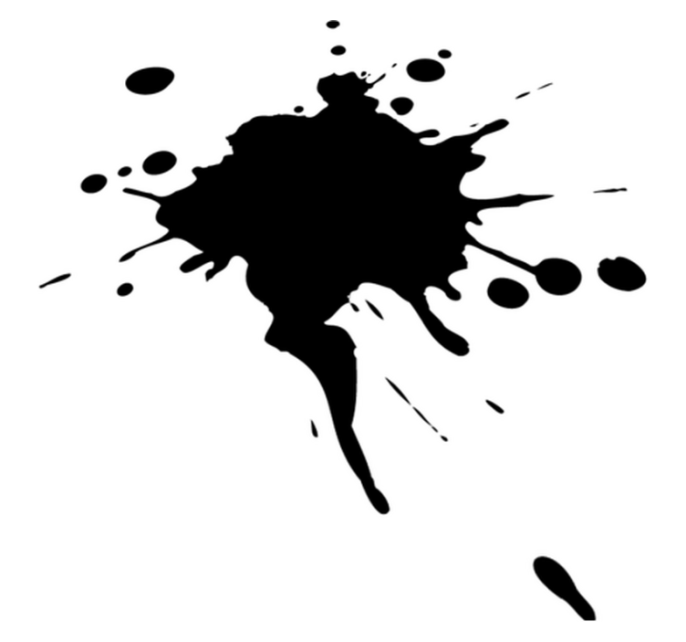 Tappeto vinile geometrico effetto splash grafico - TenStickers